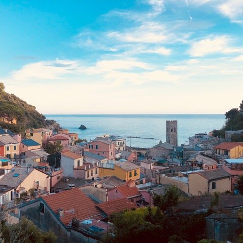 Monterosso Italy rooftops