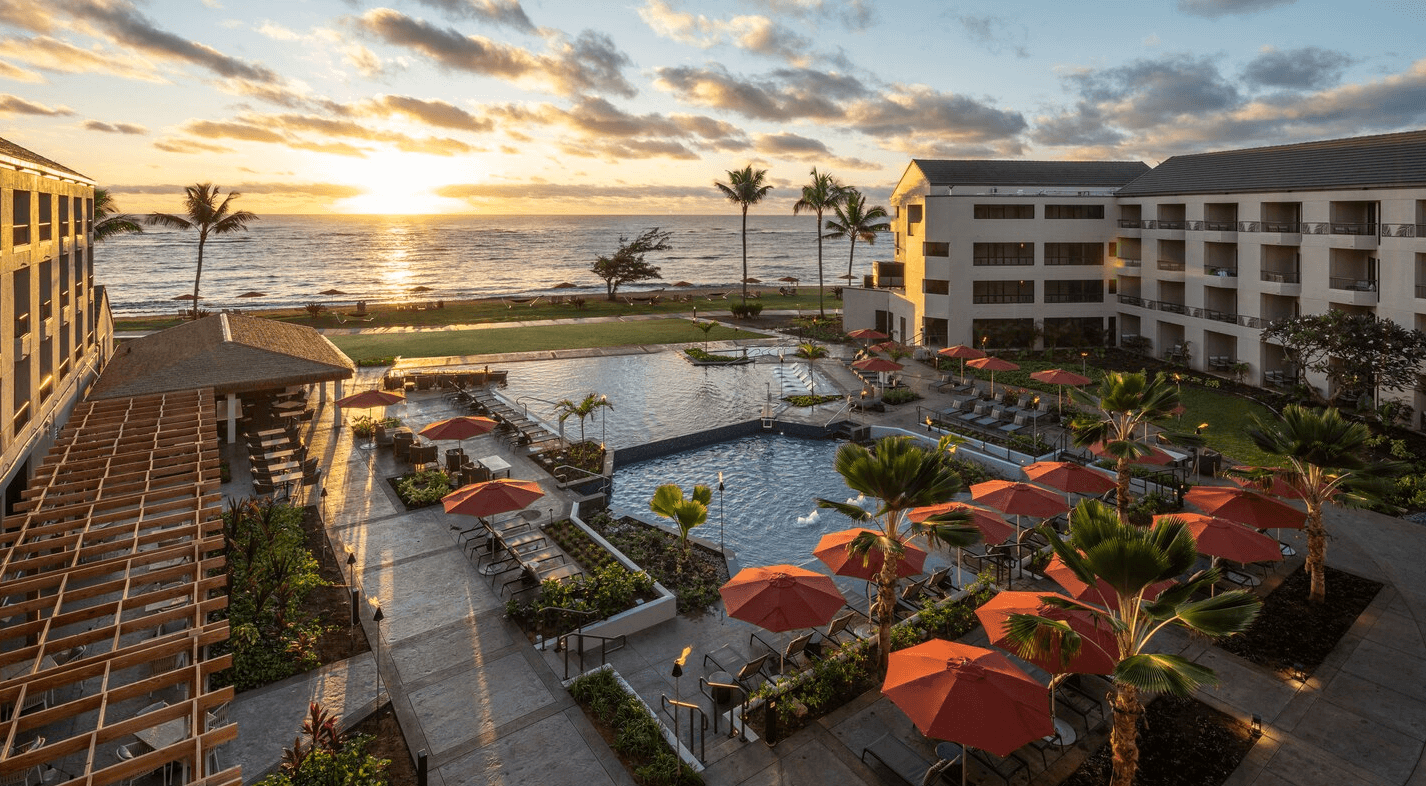 Sheraton Kauai Coconut Beach Pool Area