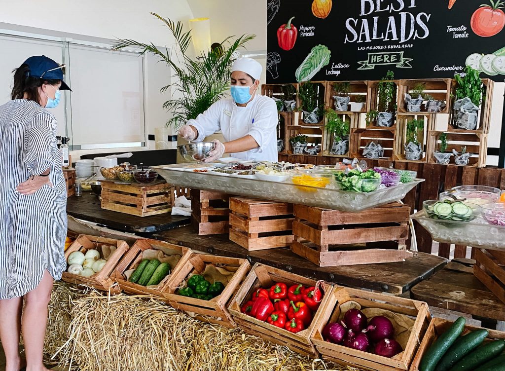 Zilara cancun salad bar