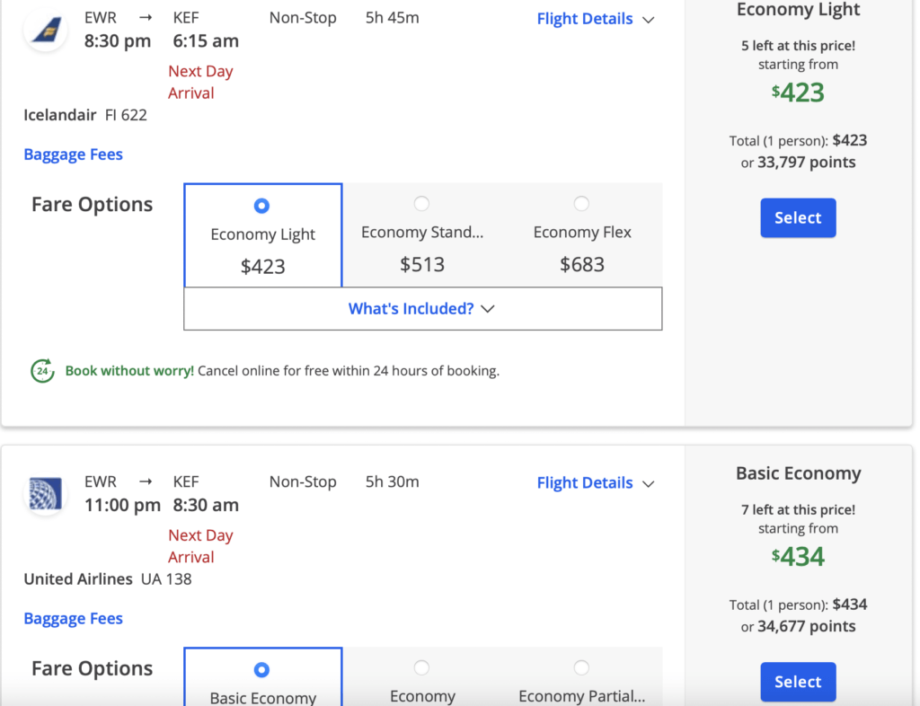 Screenshot Chase Travel Portal Iceland fight
