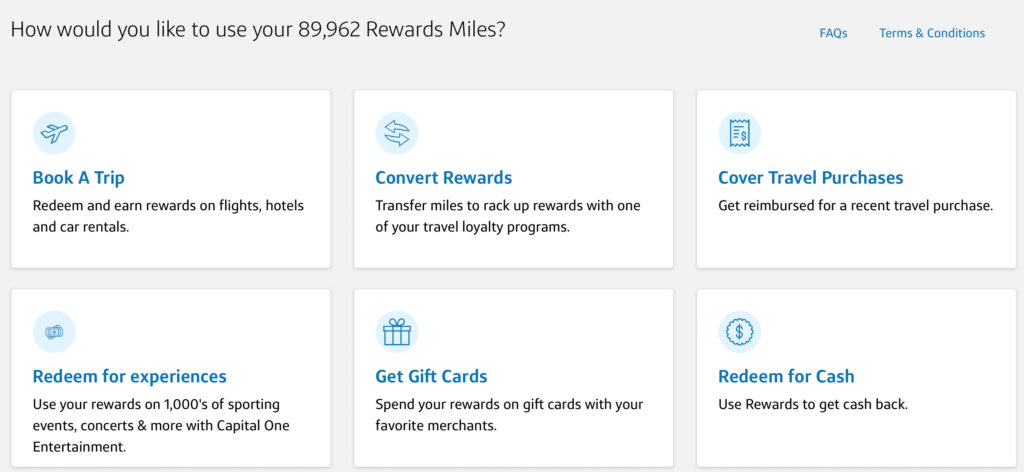Screenshot Capital One Buttons