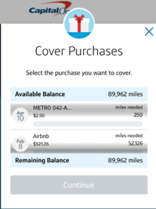 Screenshot Capital One