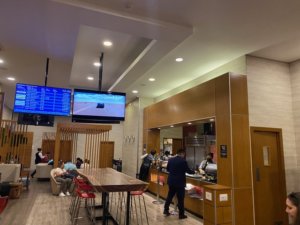 Airport Lounge with tables