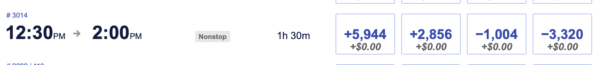 Screenshot Southwest Airlines changes