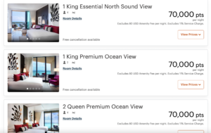 Screenshot award stay at hotel