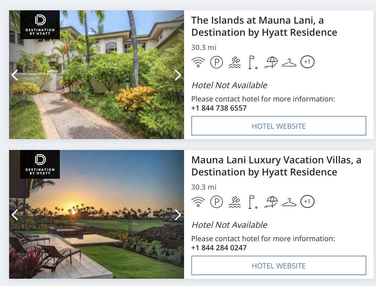 screenshot hotels stays with points