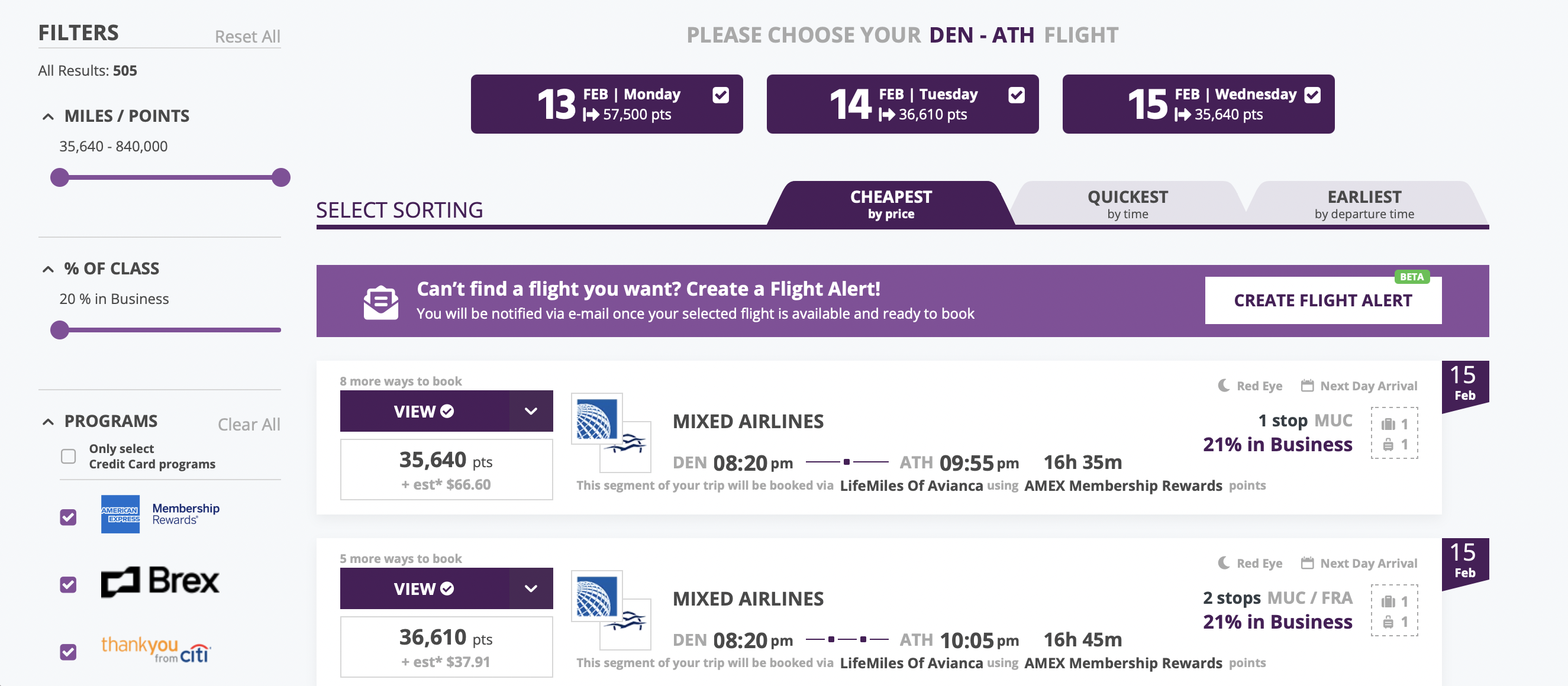 Screenshot AwardLogic