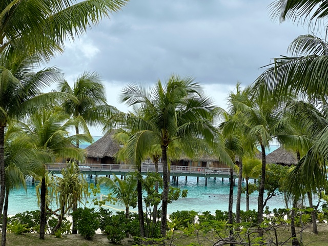 Houses over water with turquoise wet