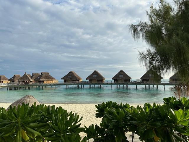 Overwater villas in Bora Bora