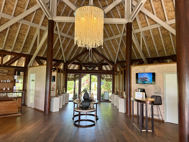 Interior view of spa