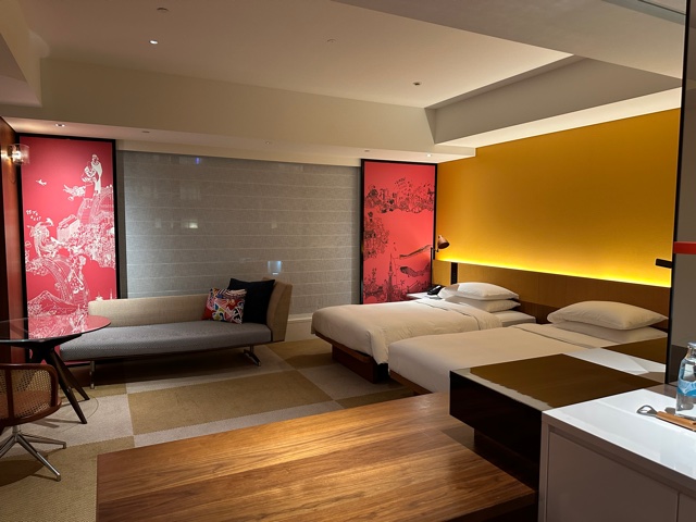 Hotel room in Japan.