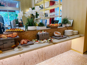 buffet at piper at seabird resort 
