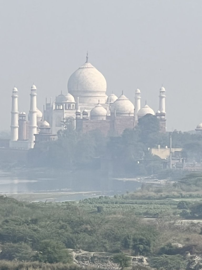 Large white domed building