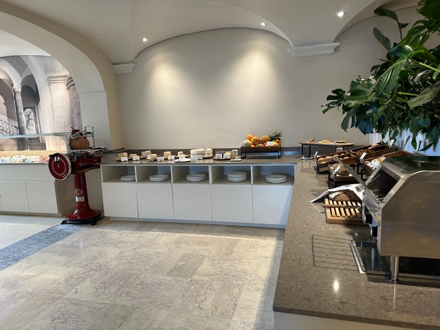 Breakfast buffet at hotel