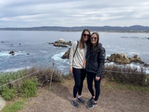 two girls at Point Lobos State Reserve