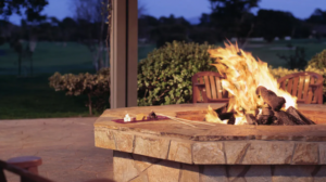 Fire pit at Hyatt Regency Monterey
