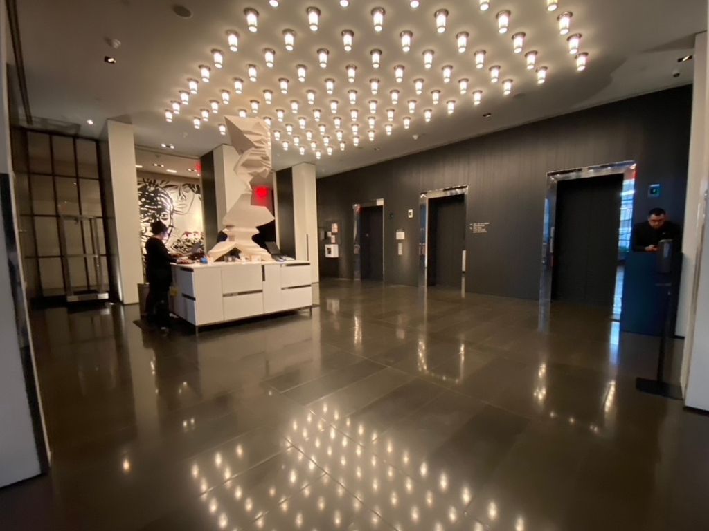 Check in area of hotel