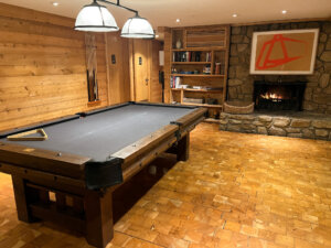 Pool table at Ventana Big Sur