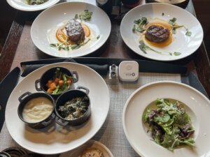 Alila Ventana Big Sur dinner