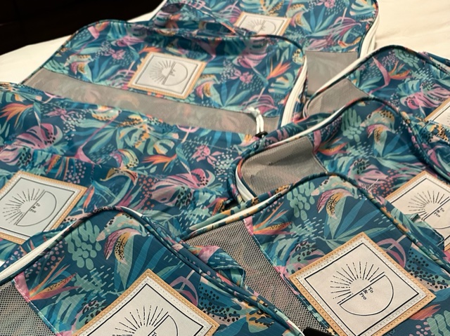 Floral packing cubes - packing cubes make traveling carry-on only a breeze