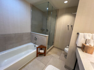Hyatt lost pines bathroom suite