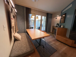 dining table Hyatt lost pines suite