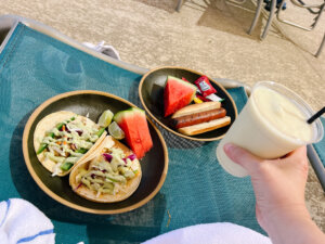 poolside lunch lost pines