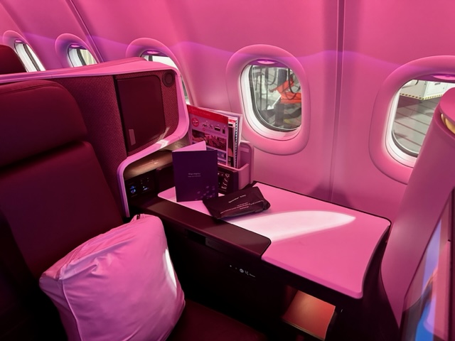 Business Class airplane seat