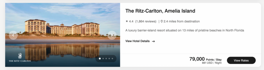 Screenshot of Amelia Island Resort