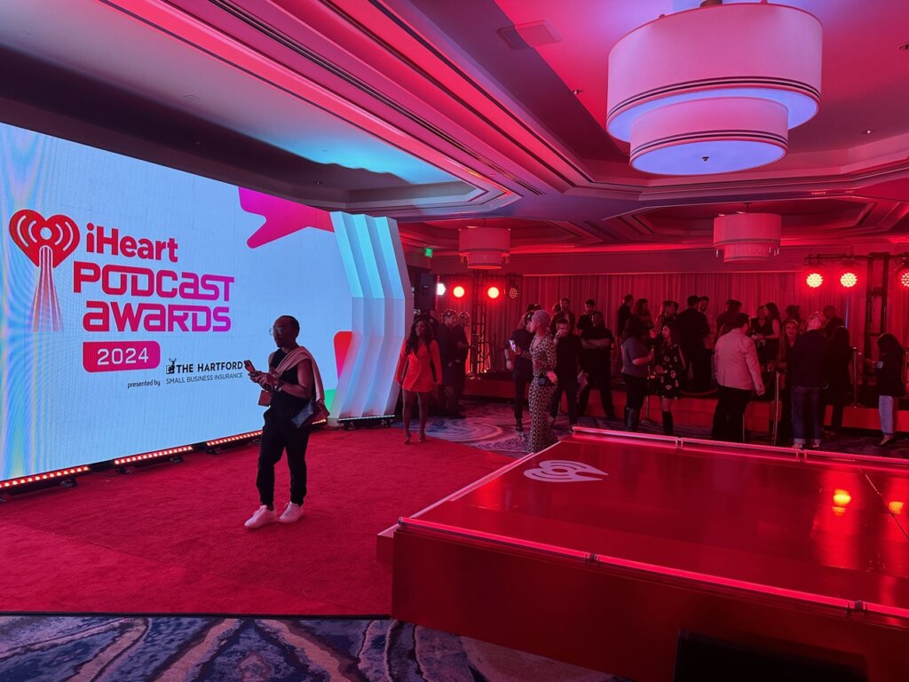 Room that award show is held in.