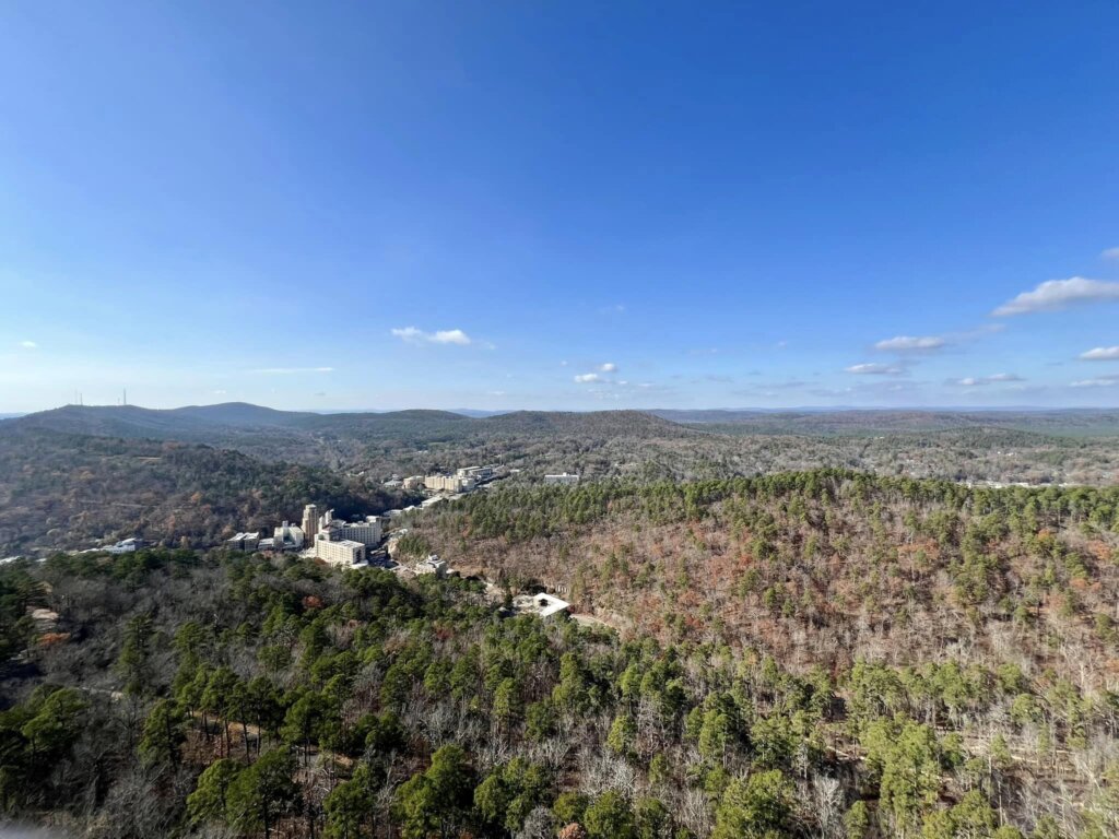 Views of National Park and town