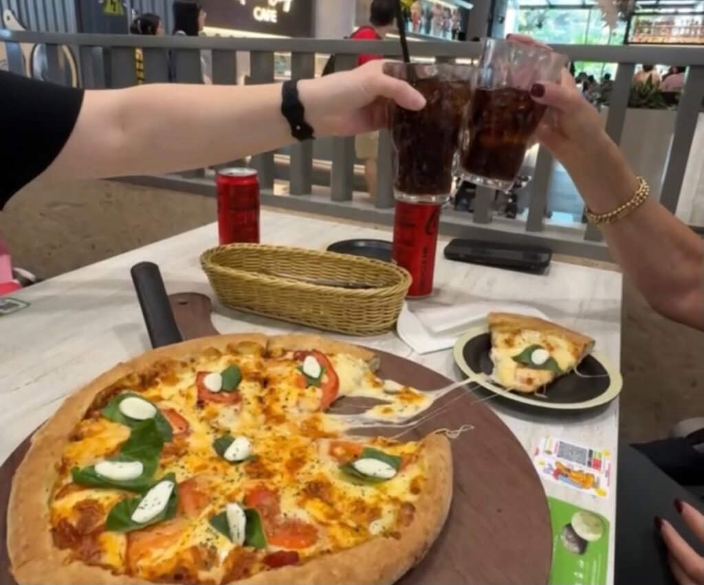 Pizza and Cokes