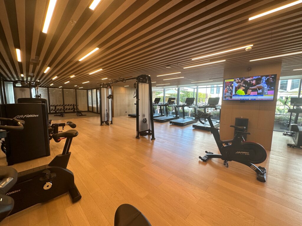 hotel fitness center