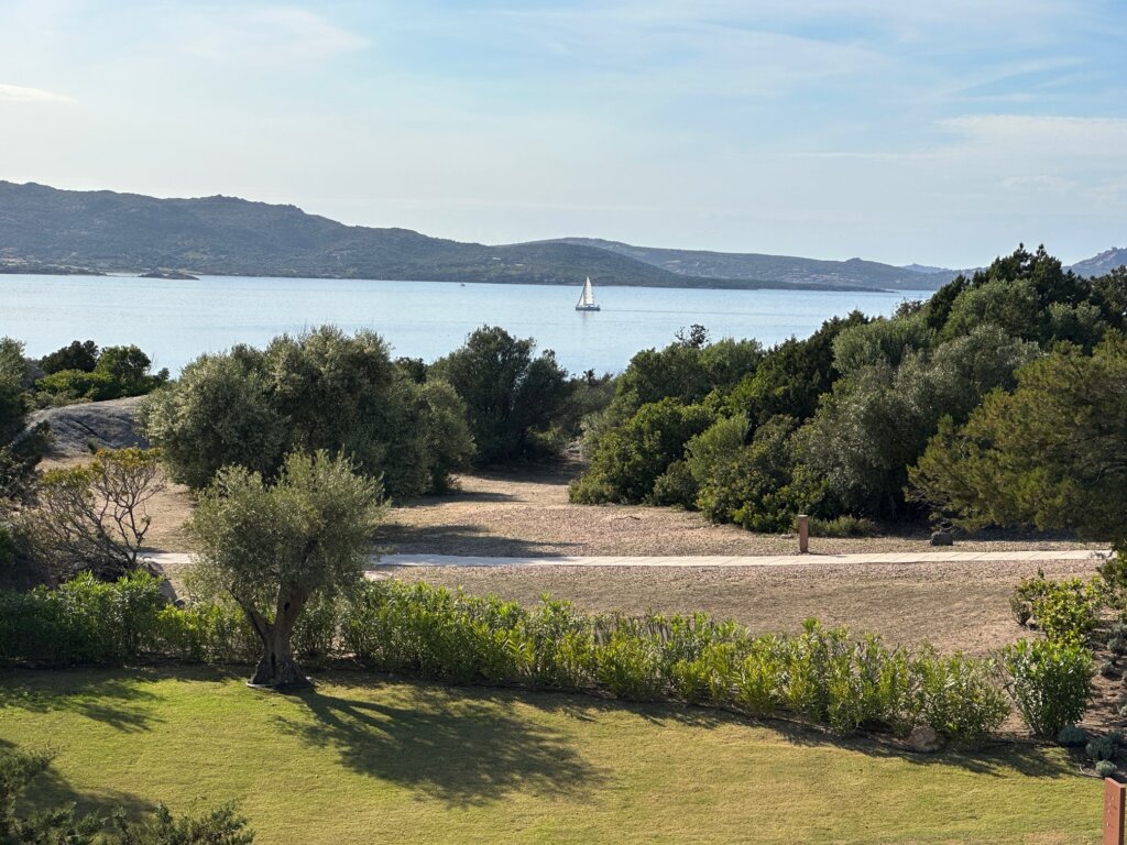 View of water with sailboat