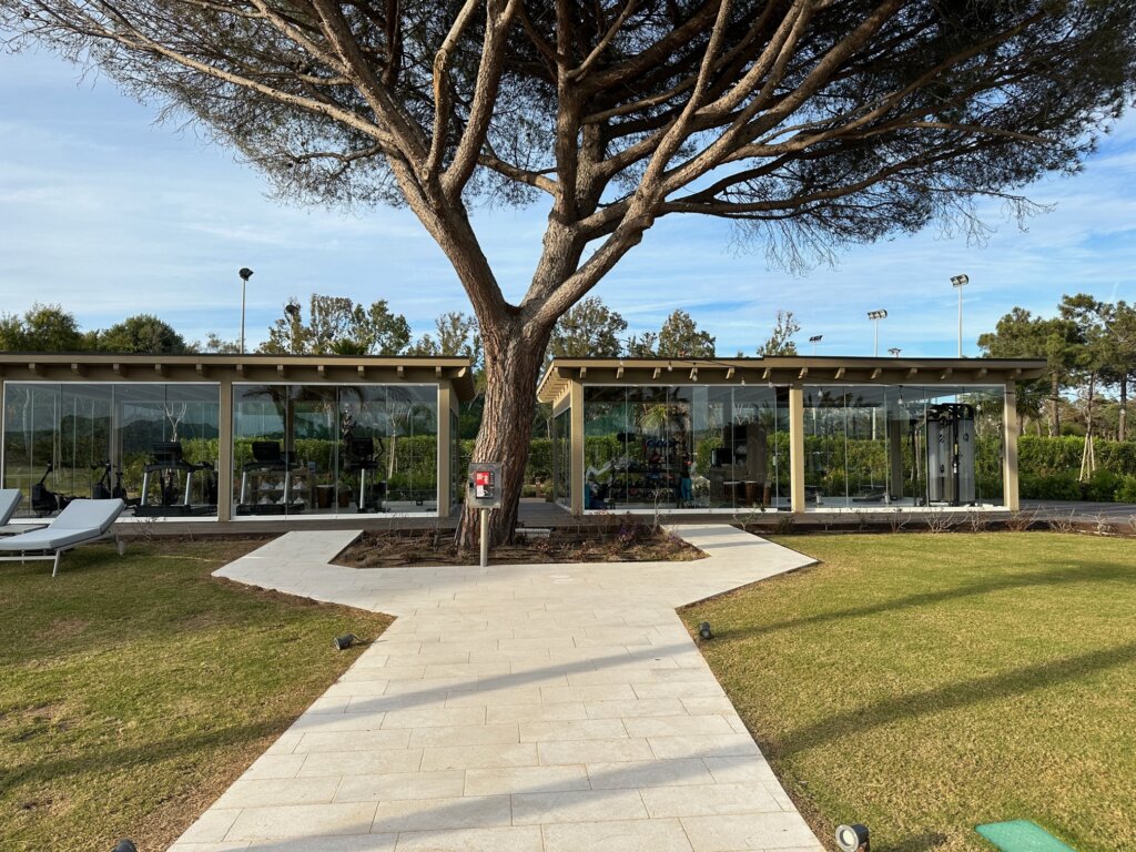 Two class encased rooms