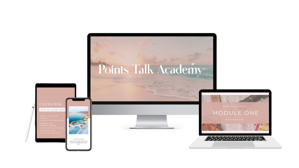 Points Talk Academy course