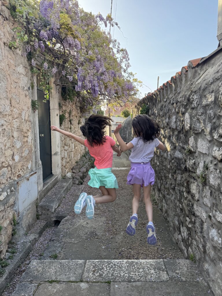 Wisteria in Dubrovnik, spring break to Greece and Croatia